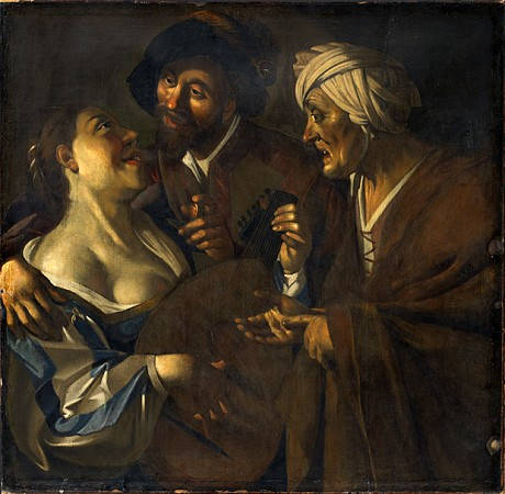 The Procuress, After Dirck van Baburen (presumably Han van Meegeren), 1622, Courtauld Gallery, London
